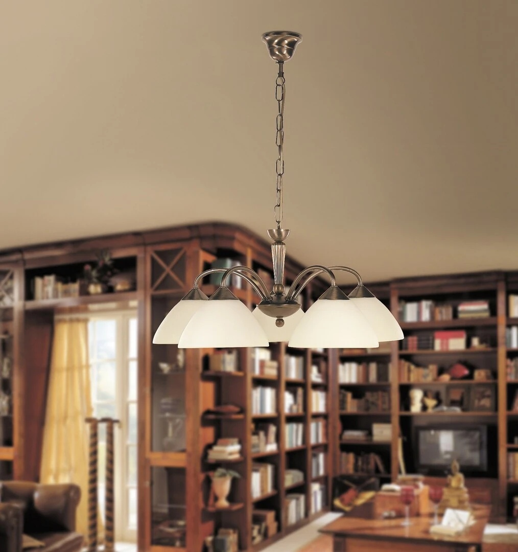 Lustra Rabalux Regina, 5xE14, bej-bronz