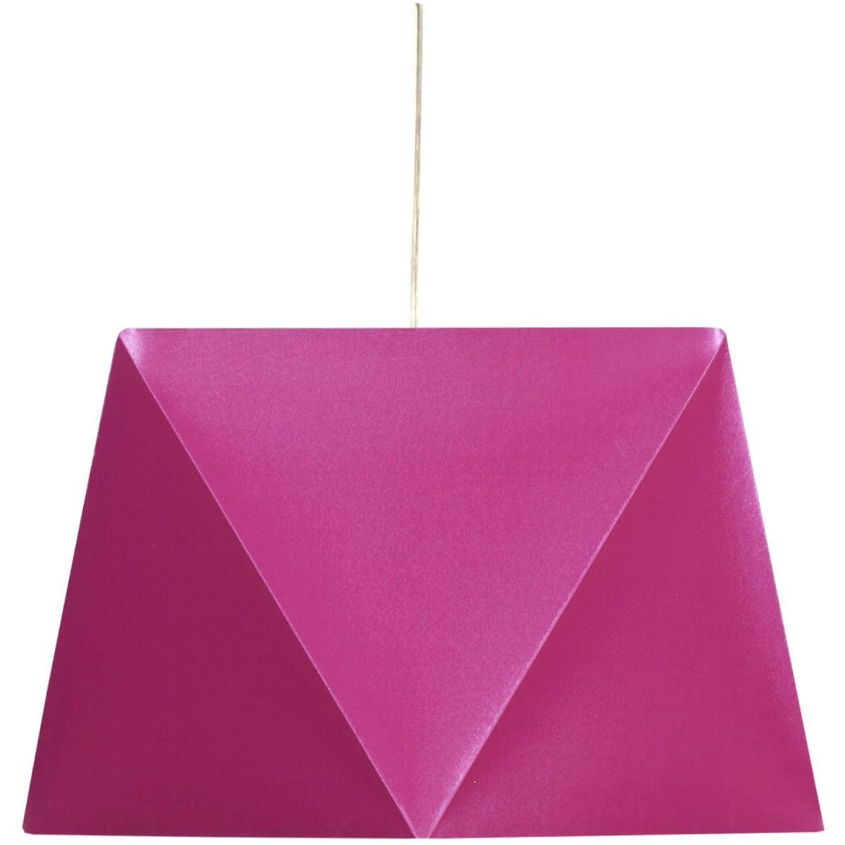 Lustra tip pendul Candellux, metal/tesatura/PVC, roz, 42 x 110 cm