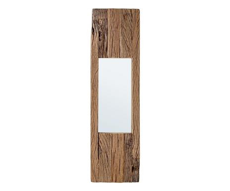 Oglinda de perete Rafter, lemn/sticla, maro, 25 x 4 x 90 cm chilipirul-zilei.ro/