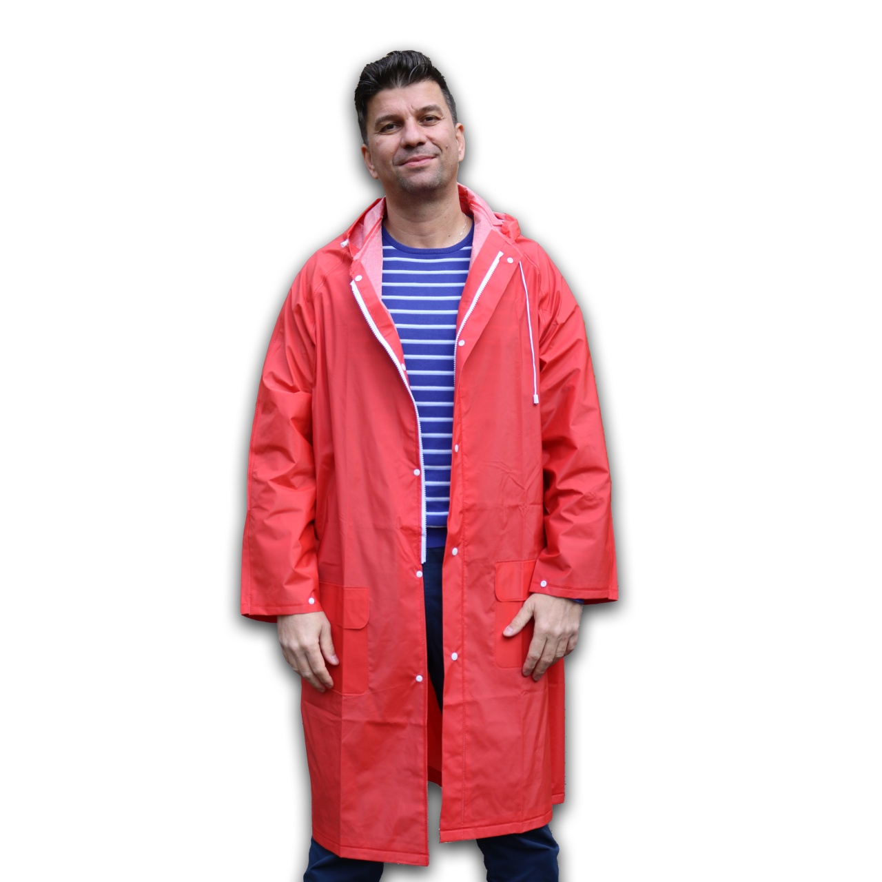 Pelerina de Ploaie - Model Easy Fit - Rosu - BSP Guard