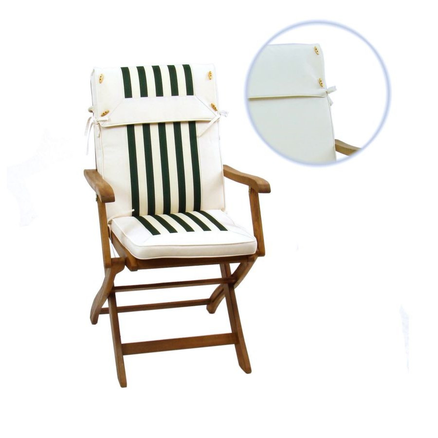 Perna pentru scaun VACCHETTI, crem / verde bucatarie imagine noua 2022