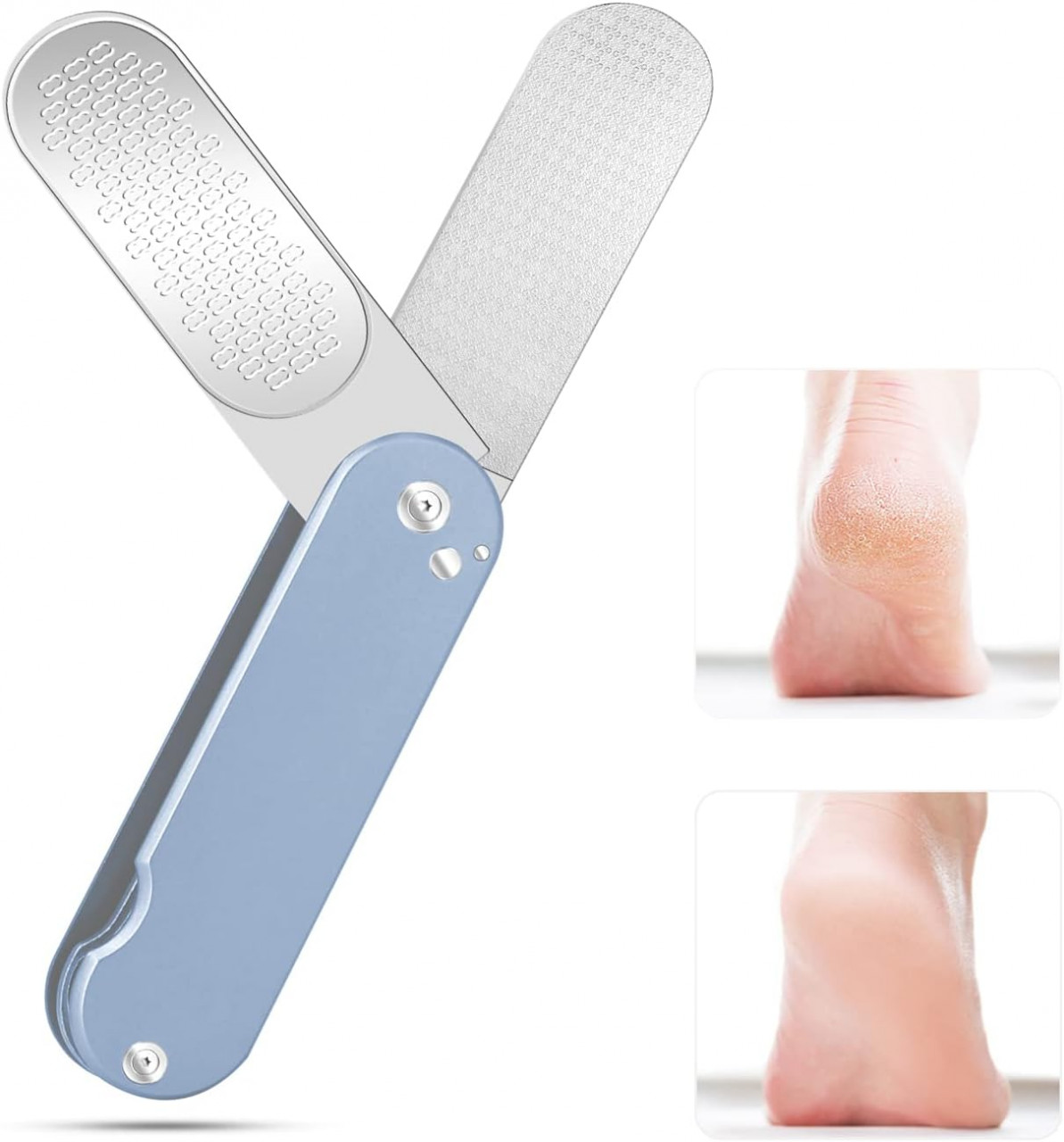 Pila multifunctionala 3 in 1 Wenxintek, otel inoxidabil/plastic, argintiu/gri, 135 x 36 mm