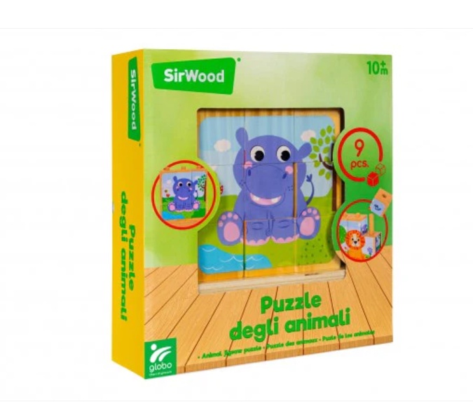 Puzzle 9 cuburi Globo Sirwood