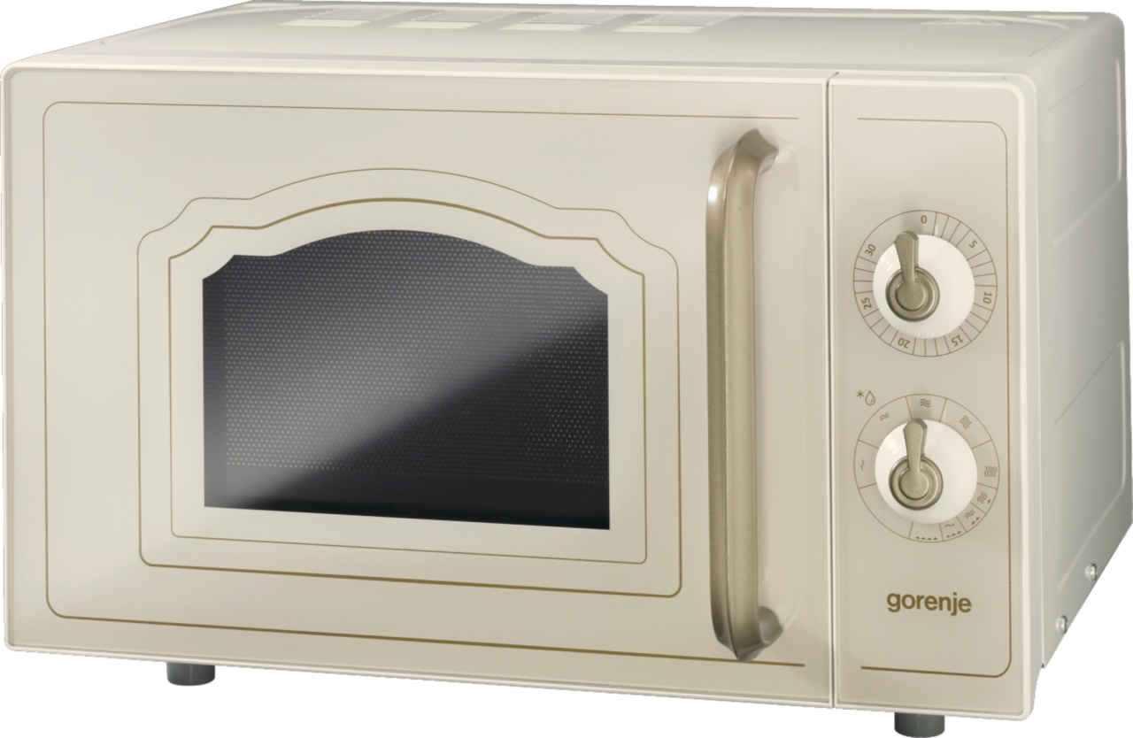 RESIGILAT – CUPTOR CU MICROUNDE GORENJE MO4250CLI, Capacitate 20L, Putere 700W, Grill, Mecanic, Bej