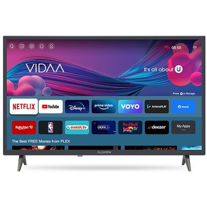 RESIGILAT Televizor LED Allview, 81 cm, smart, HD-Ready, 32iPlay6000, Negru