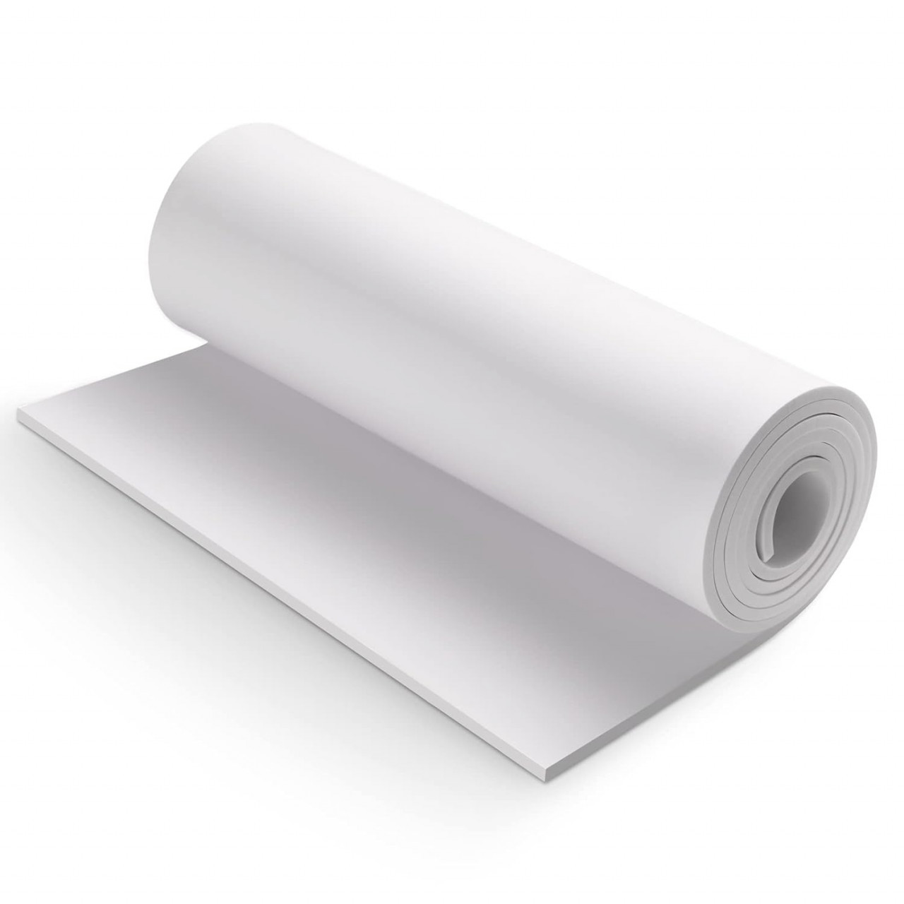 Rola de spuma Eva pentru proiecte DIY Mearcooh, alb, 150 x 35 x 0.4 cm