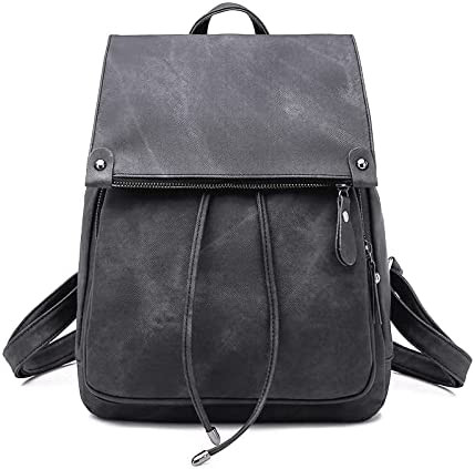 Rucsac pentru femei Wishliker, piele sintetica, negru, 25 x 15 x 30 cm