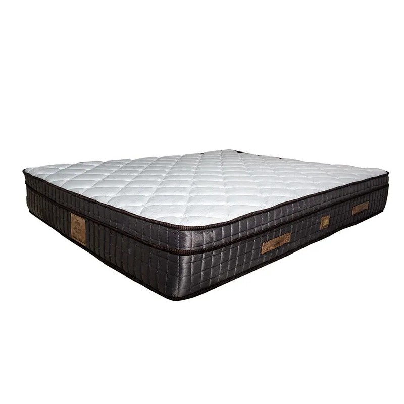 Saltea superortopedica, Lux Memory Platinum, 200x180x30 cm, plasa de arcuri tip bonnel, spuma cu memorie, semitare