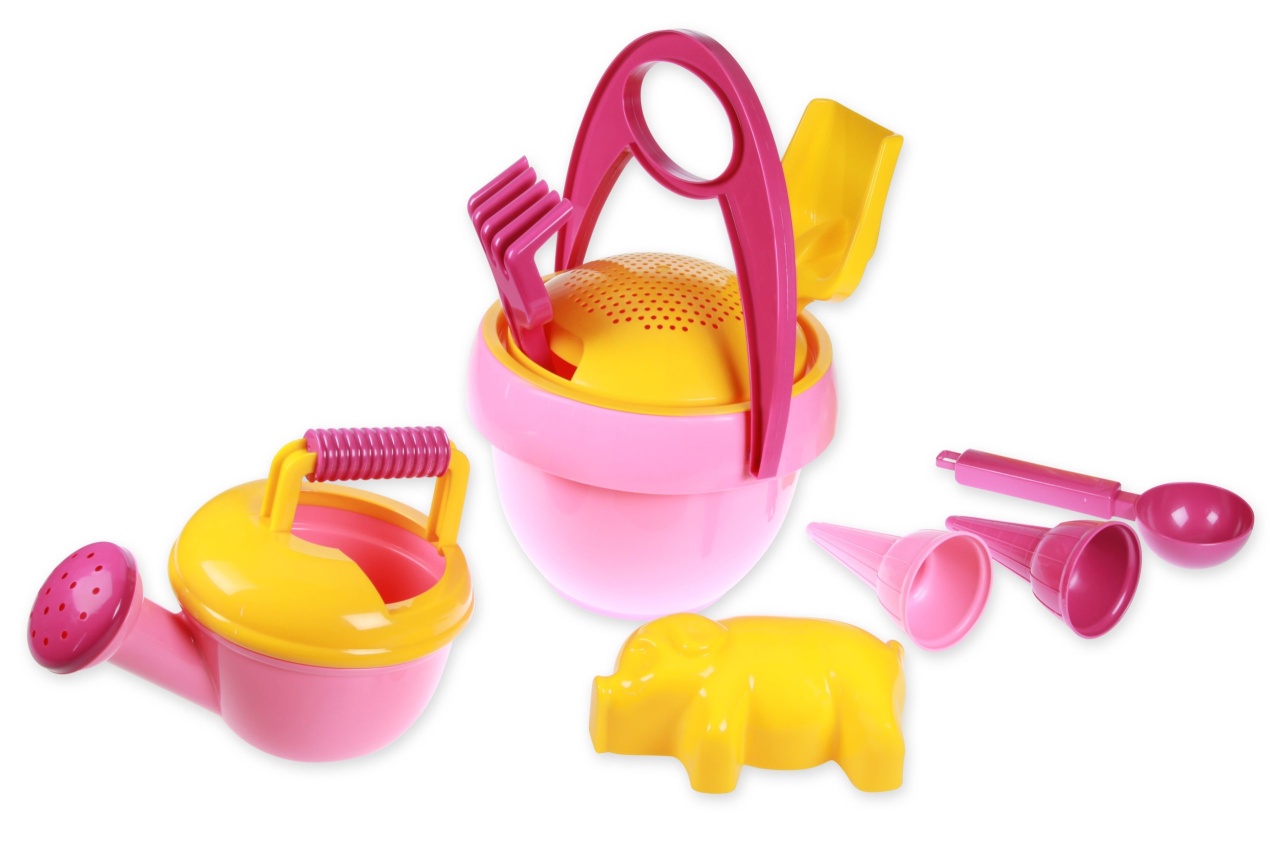 Set 10 piese nisip, Lena, 2 ANI+, Multicolor