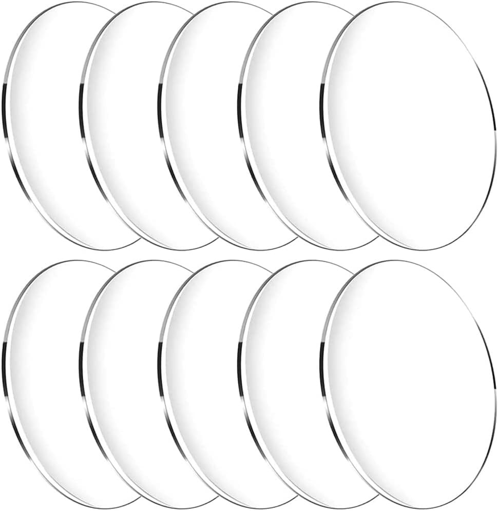 Set de 10 discuri pentru proiecte DIY Noblik, acril, transparent, 127 x 3 mm