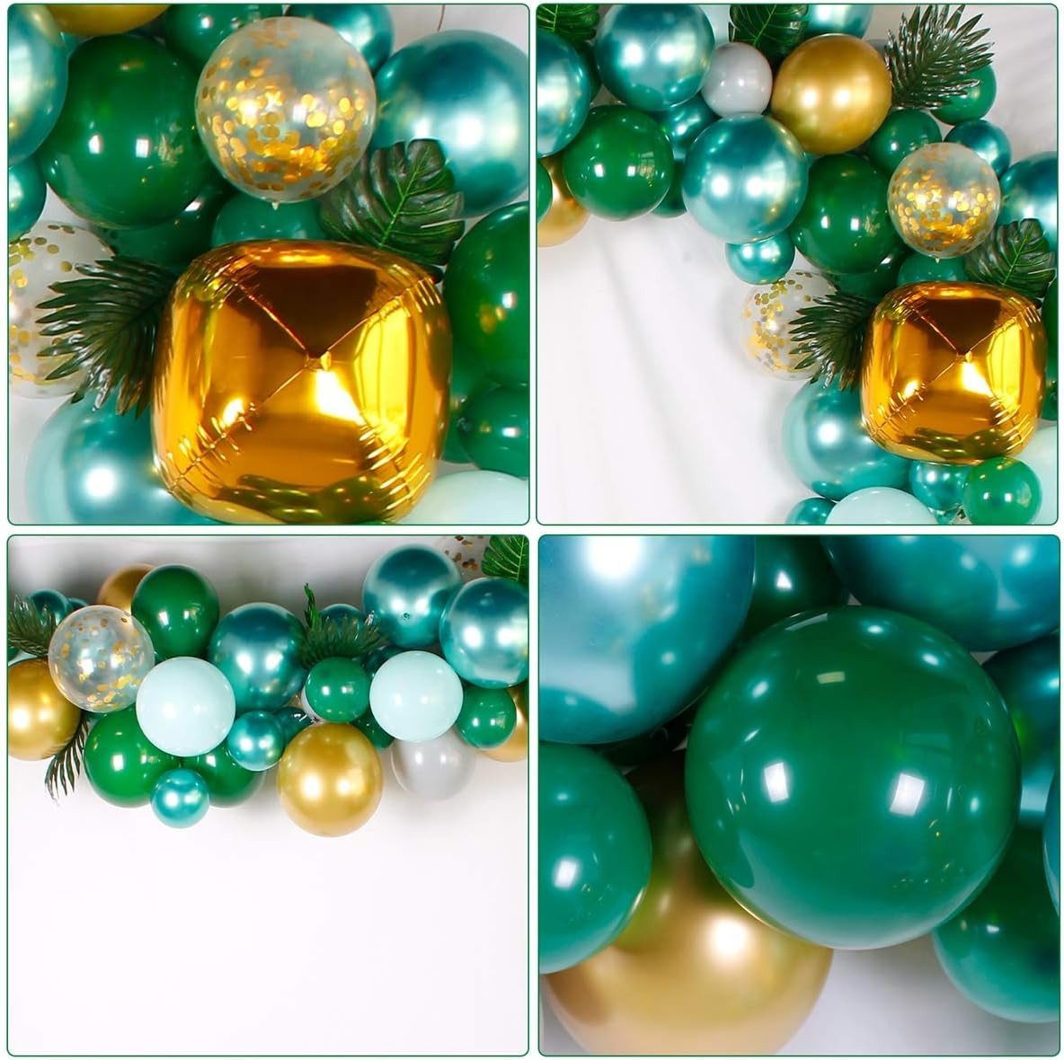 Poze Set de 167 baloane pentru arcada Fengrise, latex/plastic, multicolor
