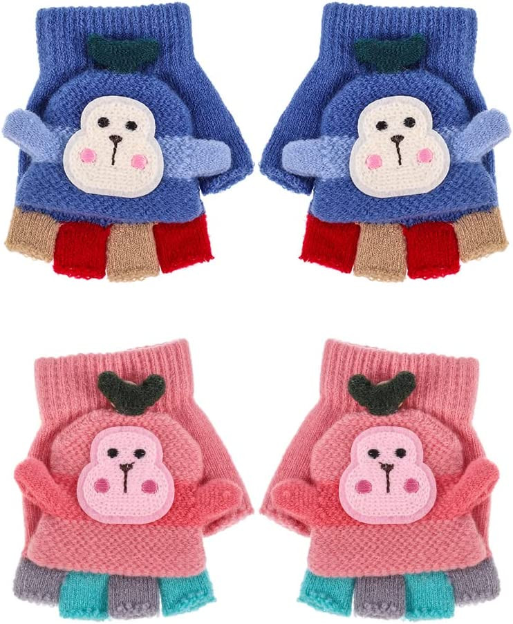 Set de 2 perechi de manusi pentru copii SOSPIRO, multicolor, 10 x 5,5 cm