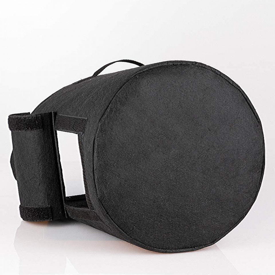 Poze Set de 2 saci pentru cultivare legume SUNTRADE, negru, textil, 28 X 33 cm