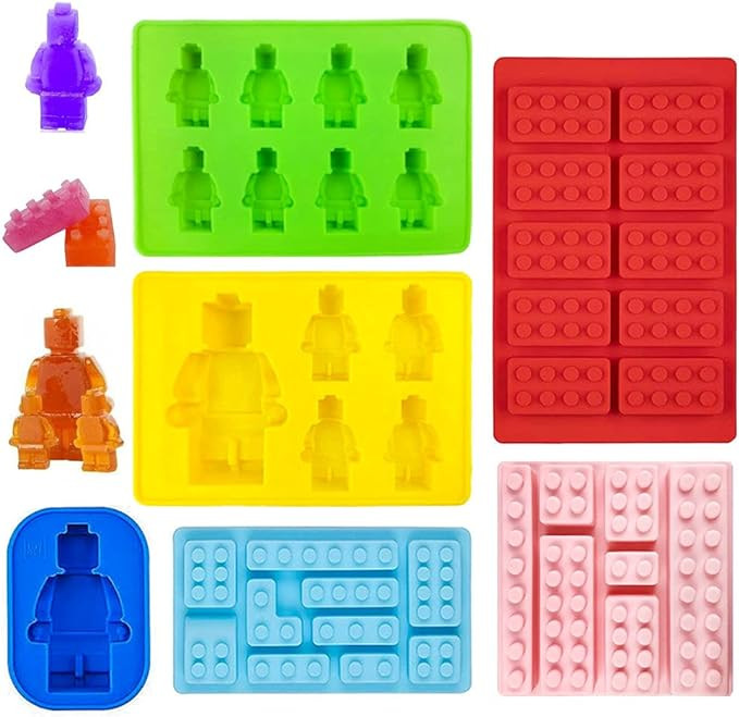 Set de 6 forme pentru ciocolata Ovtai, silicon, multicolor