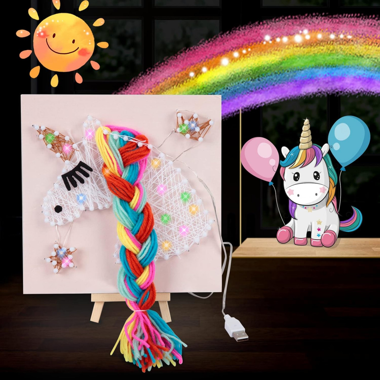 Set de creatie pentru copii Apodess, plastic, multicolor, 20 x 20 cm, 12 piese