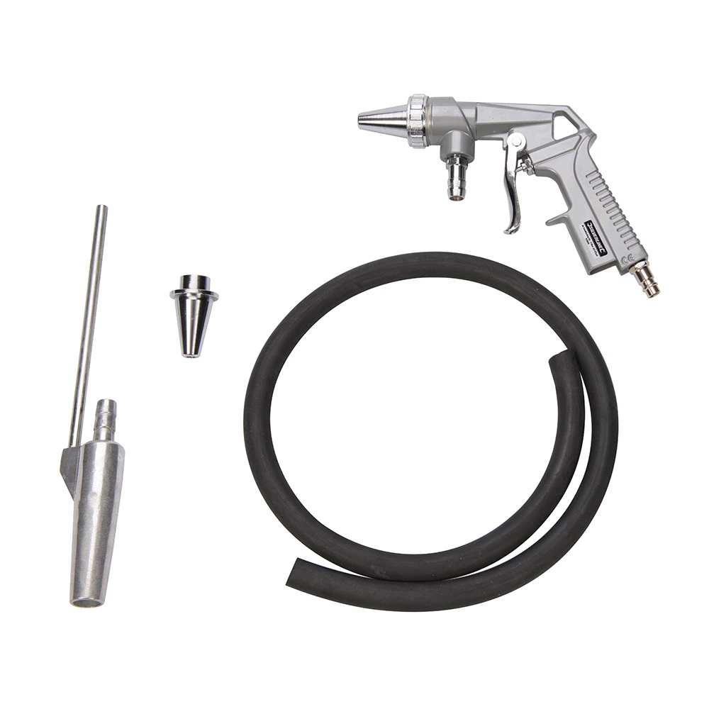 Set pistol pneumatic pentru sablare Silverline, cu accesorii