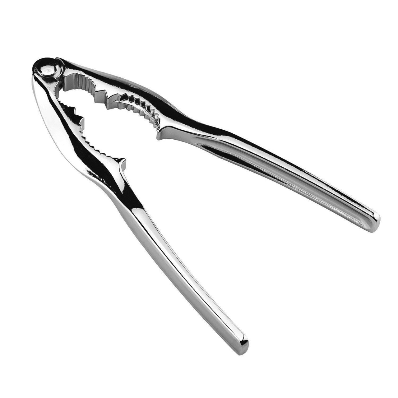 Spargator manual pentru nuci Ekkong, aliaj de zinc, argintiu, 15 x 3 cm