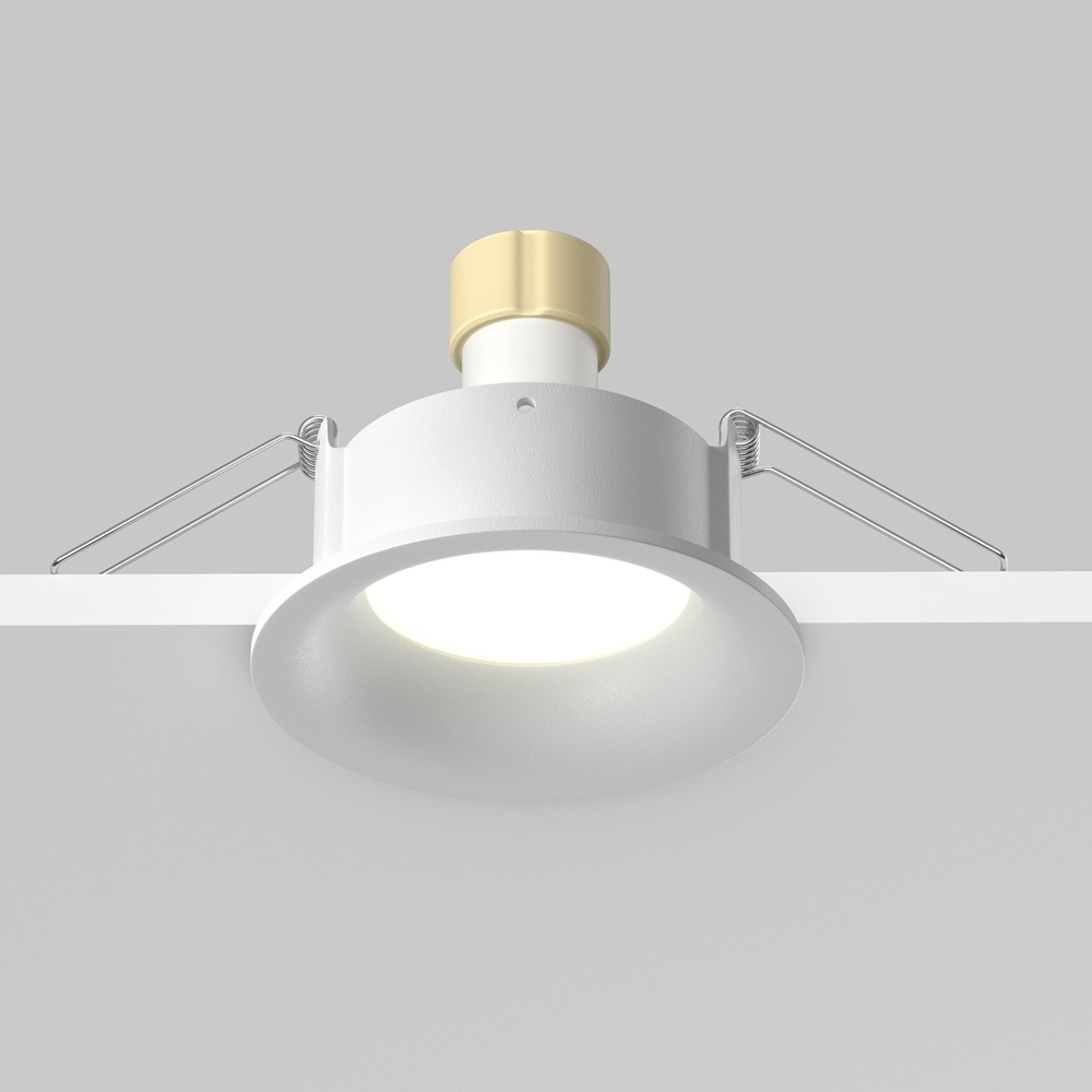 Spot fix incastrat Maytoni Slim, 1xGU10, 85x40mm, alb, IP65