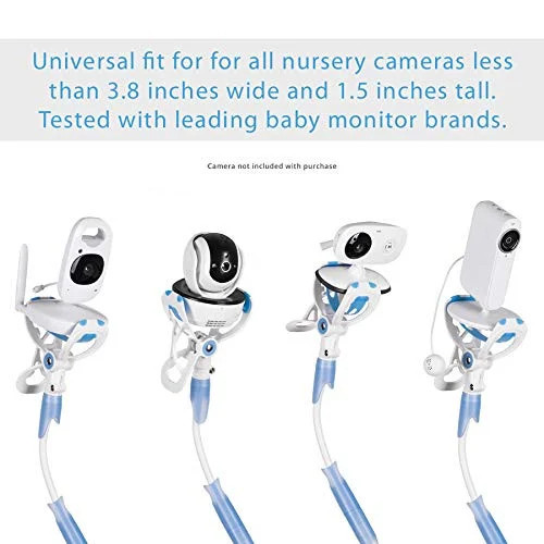 Poze Suport universal pentru camera video FlexxiCam, otel/PVC, alb/albastru, 85 cm