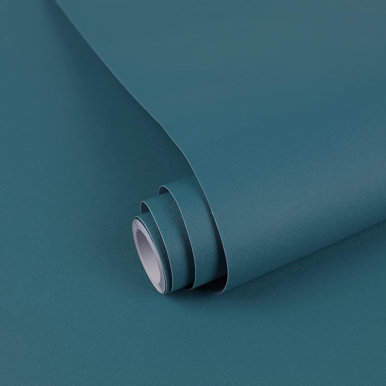 Tapet autoadeziv Decoroom, vinil/PVC, albastru marin, 40 x 300 cm