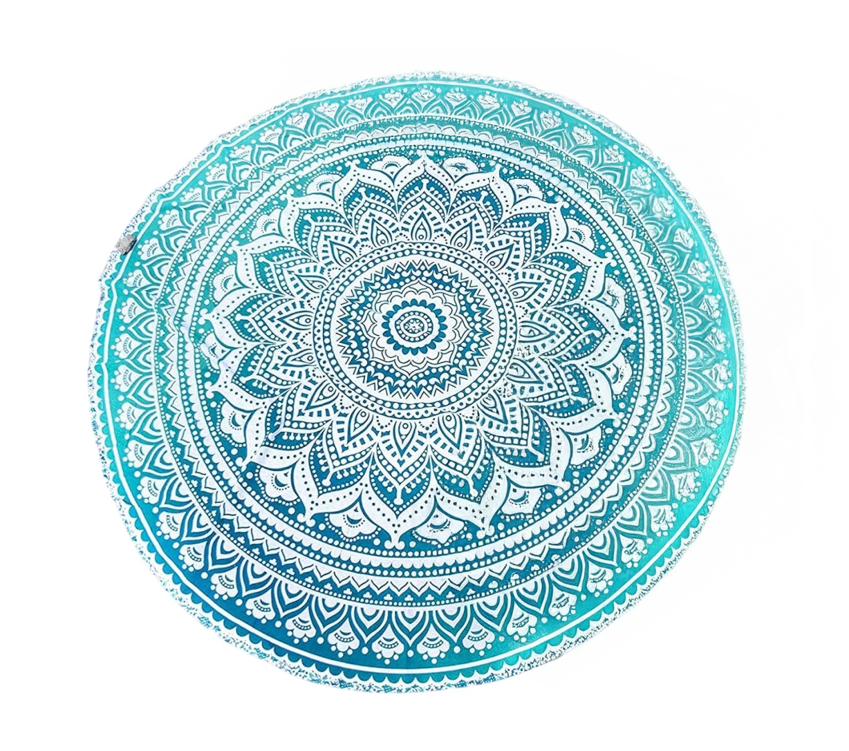 Tapiserie Raajsee, textil, verde/alb, 177.8 cm