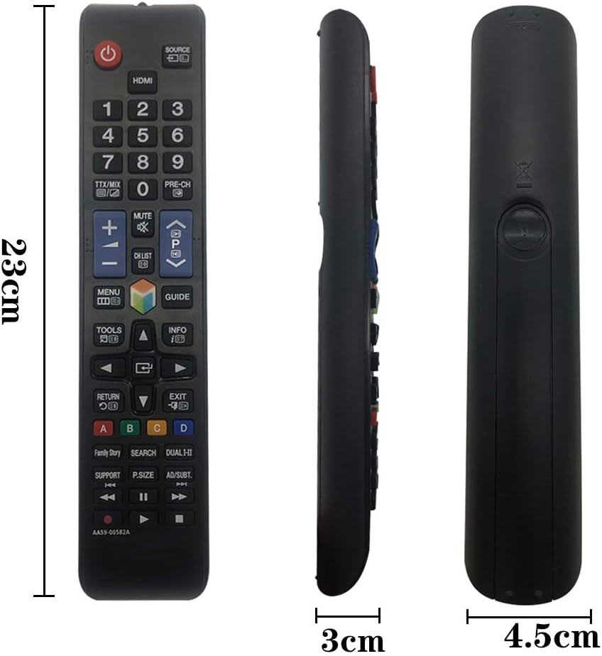 Poze Telecomanda universala pentru Samsung TV Riry, ABS, multicolor, 23 x 3 x 4,5 cm
