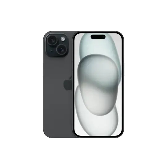 Telefon mobil Apple iPhone 15, 256GB, 5G, Black, Resigilat, Grad B (fisurat), GARANTIE 12 LUNI