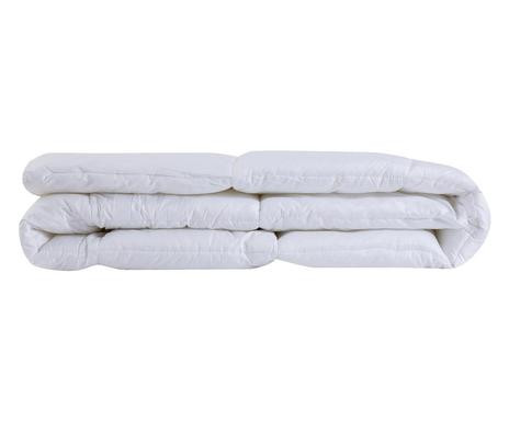 Topper pentru pat Soff.Im, textil, alb, 160 x 200 cm 160 imagine noua somnexpo.ro