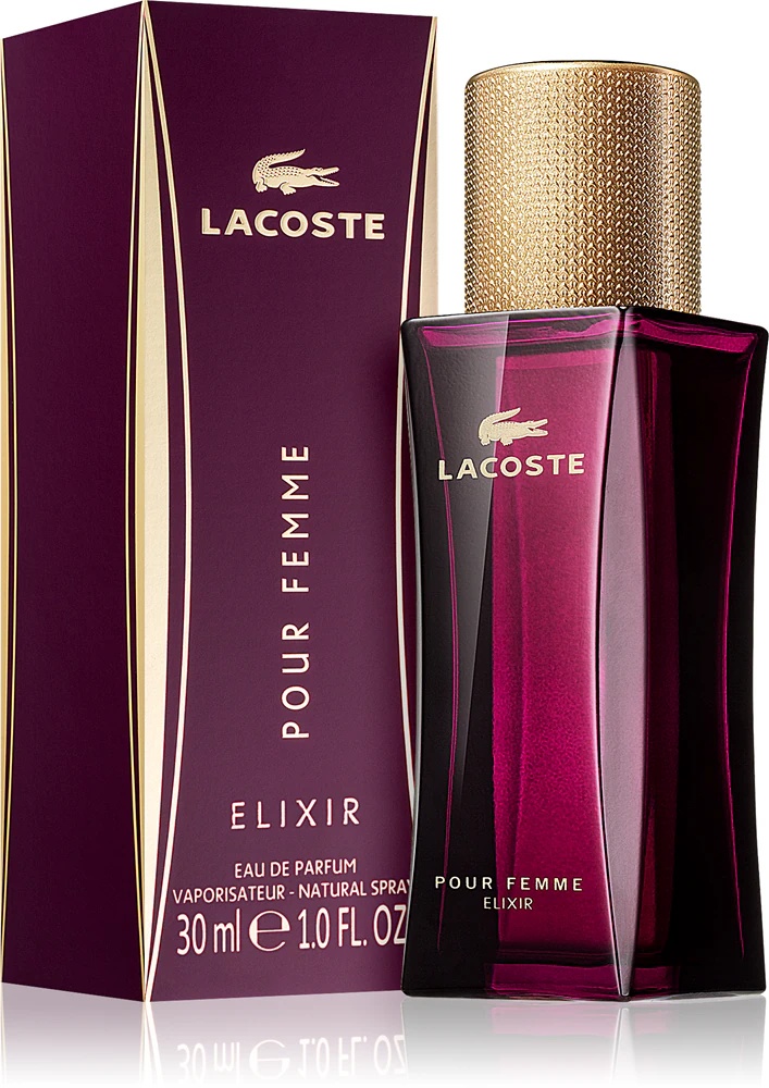 Apa de Parfum Lacoste, Pour Femme Elixir, Femei, 30 ml