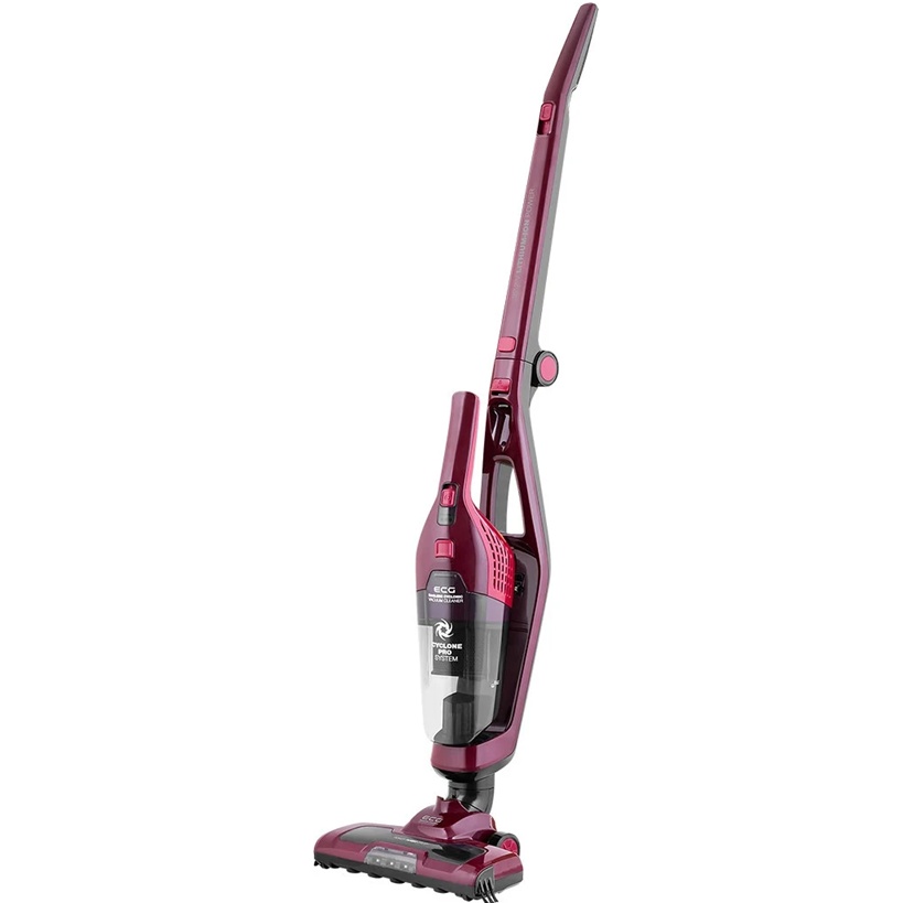 Aspirator vertical si mop 3 in 1 fara fir ECG VT 4620 Hugo, 100 W, baterie Li-Ion 22.2 V, 600 ml