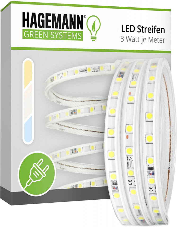 Banda LED Hageman, alb rece, 9 m Corpuri de iluminat 2023-09-25