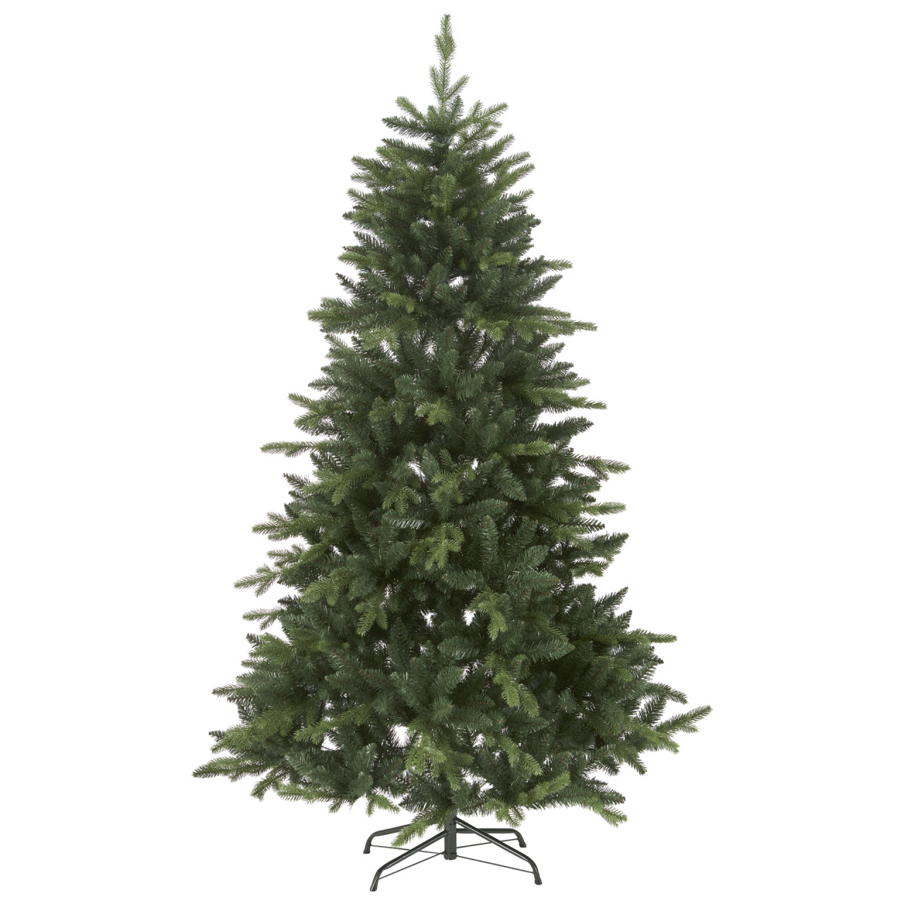 Brad artificial de Craciun Bergen, metal/plastic, verde, 180 x 115 cm