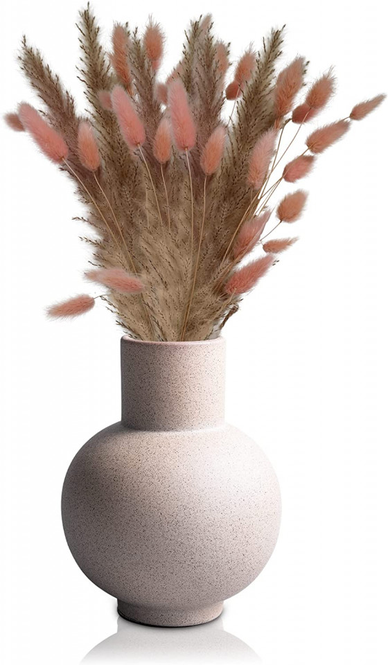 Buchet de pampas Rellinger®, roz/maro, flori uscate, 44 cm artificiale pret redus