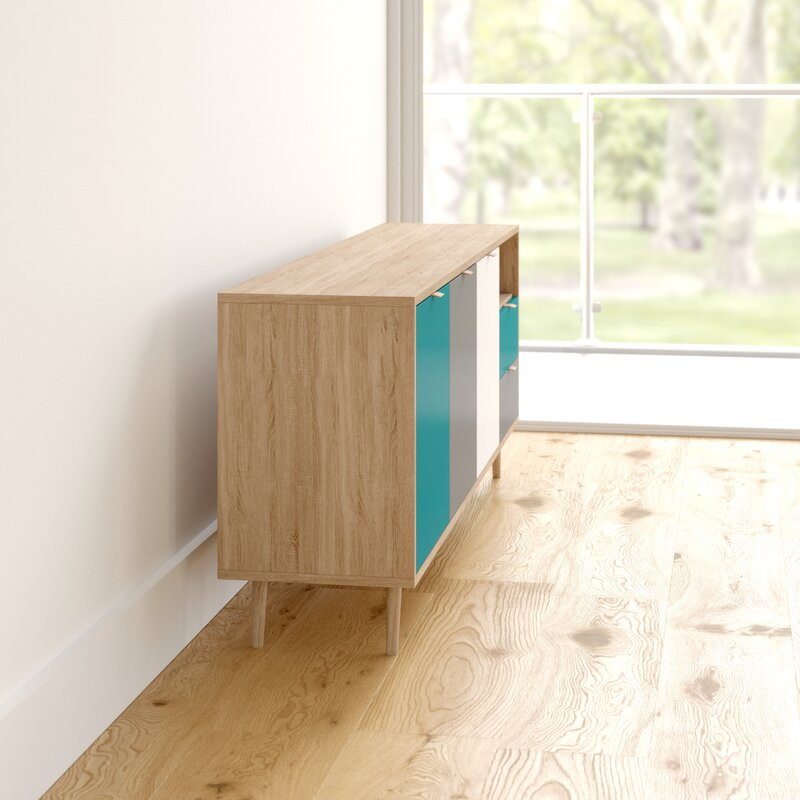 Bufet Hollington, MDF, multicolor, 71 x 180 x 40 cm image3