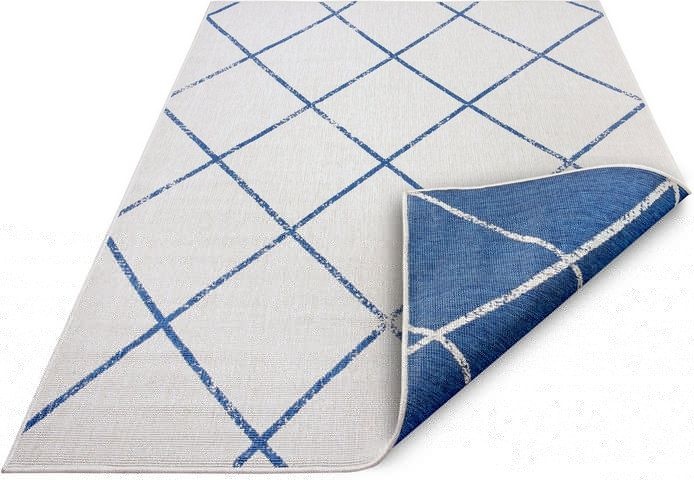 Covor reversibil GALA LM, textil, albastru, 280 x 380 cm