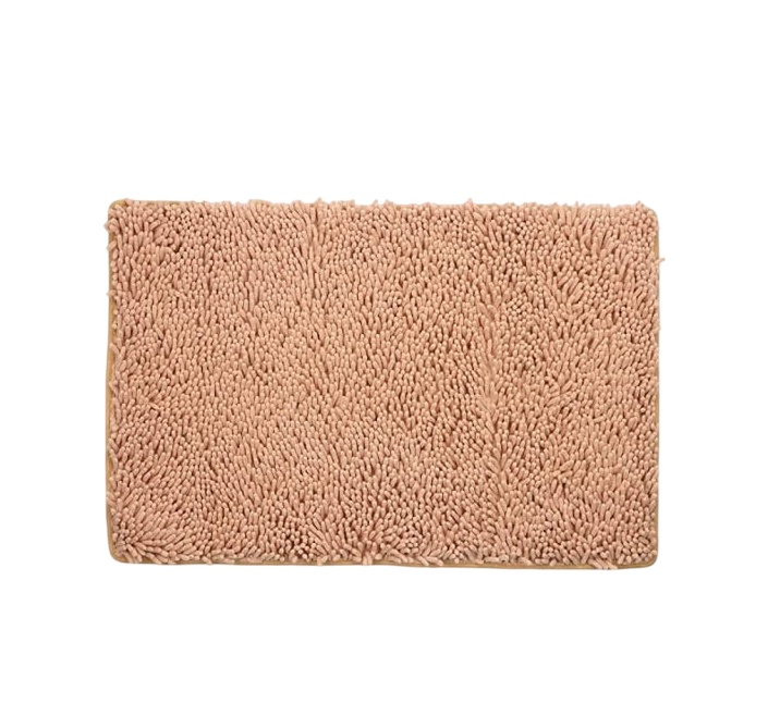 Covoras de baie Venuso, microfibra, bej, 50 x 80 cm