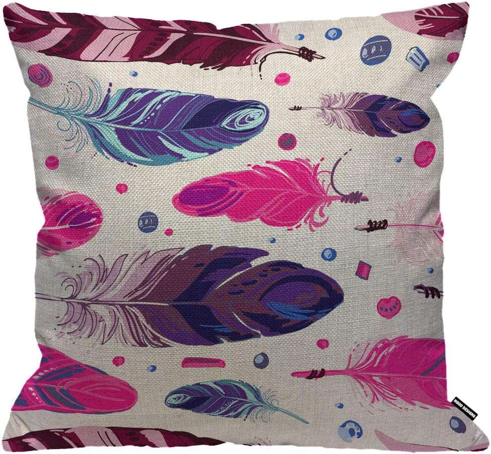 Fata de perna HGOD DESIGNS, bumbac, multicolor, 46 x 46 cm