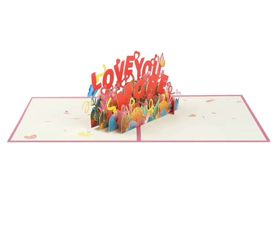 Felicitare de Valentine\'s Day Kesote, hartie, multicolor, 20 x 15 cm