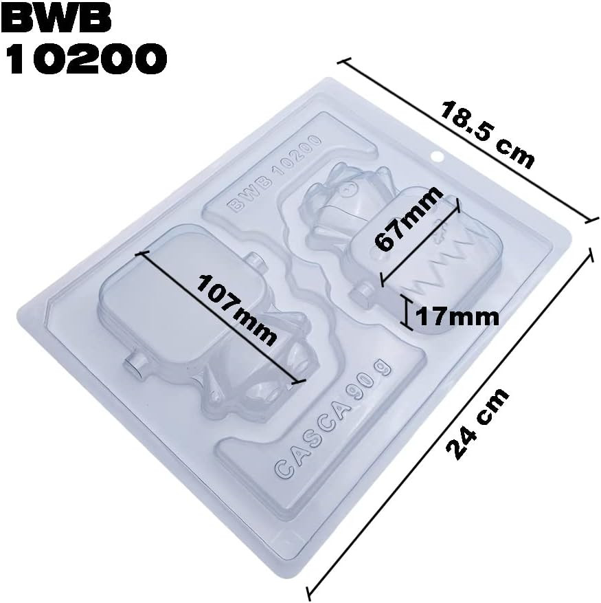 Poze Forma pentru ciocolata BWB 10200, silicon/plastic, transparent, 18,5 x 24 cm