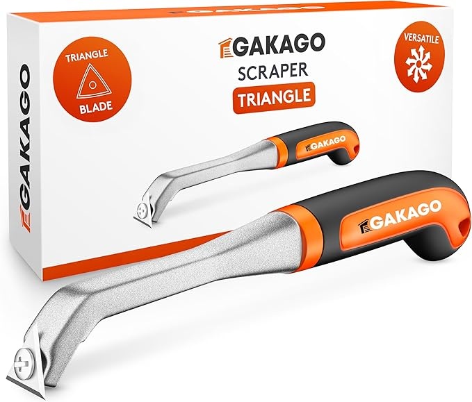 Gakago Power Scraper Triunghiular - Razuitor Profesional cu Lama din Carbura de Tungsten