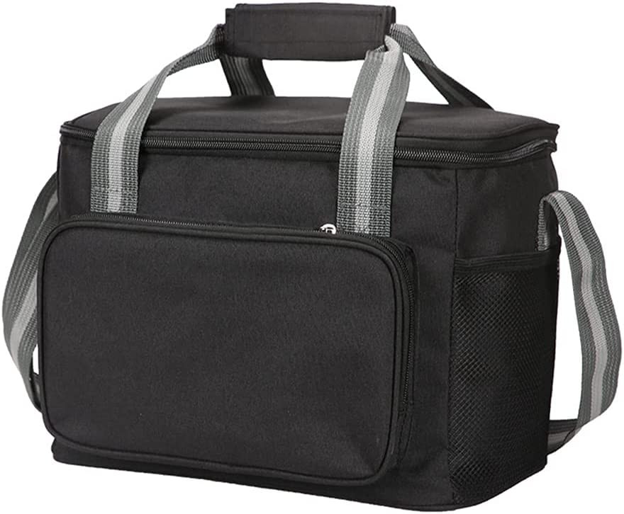 Geanta termica XINYIND, panza Oxford/aluminiu/PVC, gri/negru, 31 x 19 x 23 cm, 14 L Articole sportive 2023-09-28