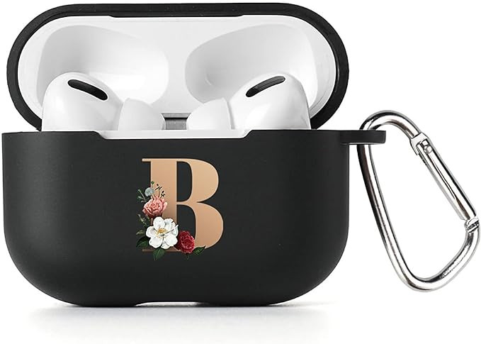 Husa AKABEILA pentru AirPods Pro 2, poliuretan, negru