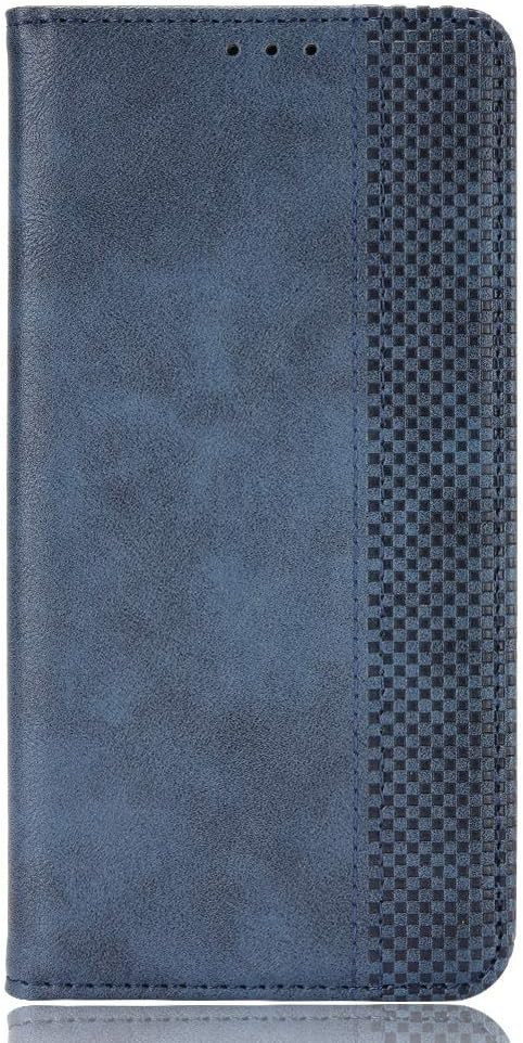 Husa de protectie pentru Wiko Y82 TingYR, piele PU, albastru