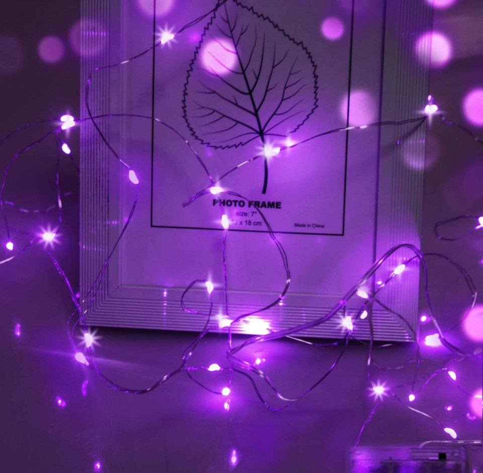 Instalatie Cshare, LED, violet, 3 m