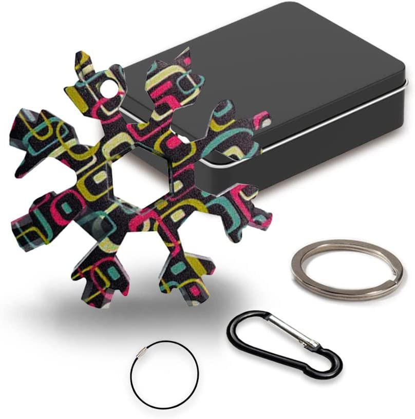 Instrument multifunctional pentru bricolaj 18 in 1 Anyingkai, metal, multicolor, 6 x 6 cm