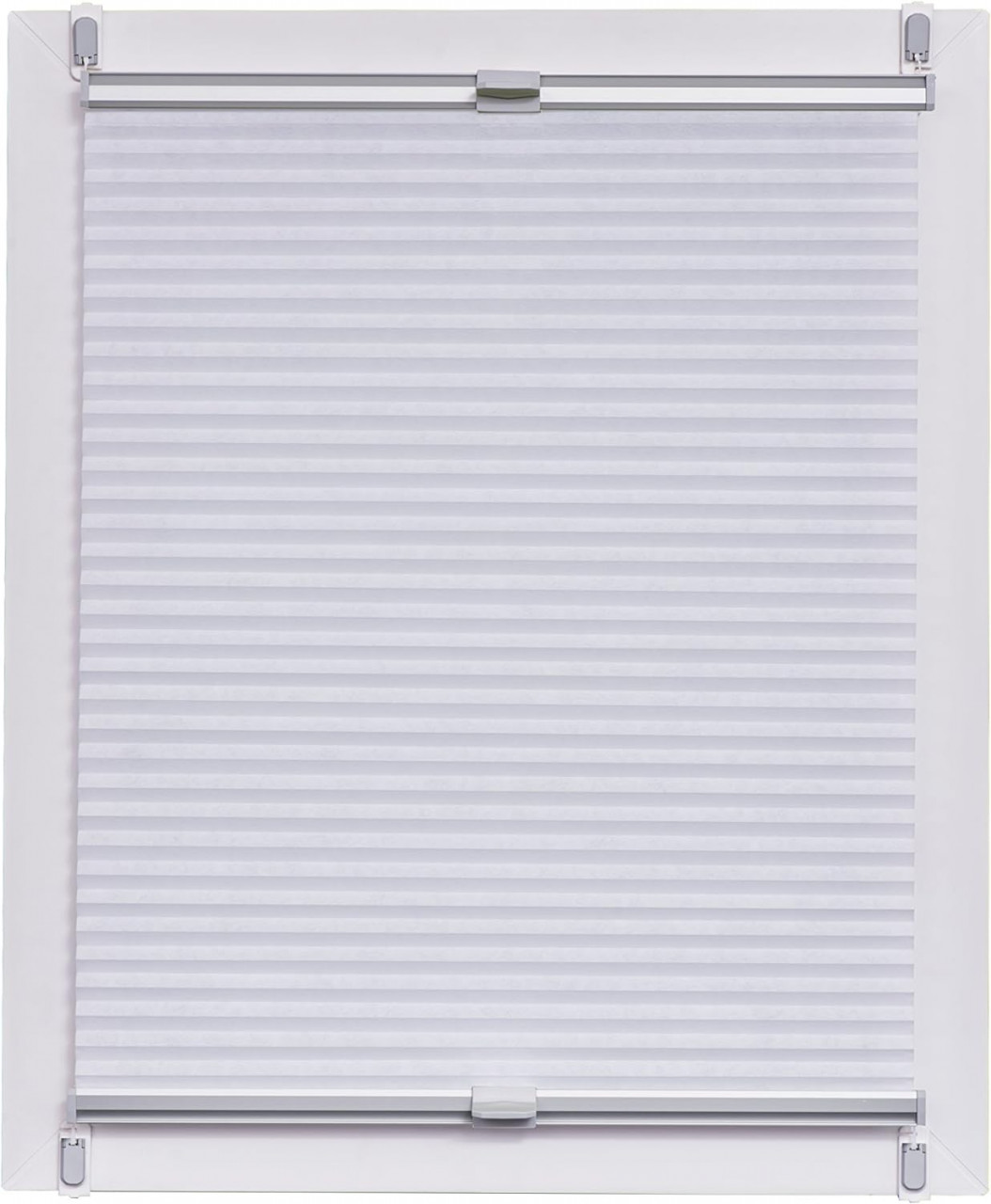 Jaluzea Sunlines, textil, alb, 115 x 2,3 x 150 cm