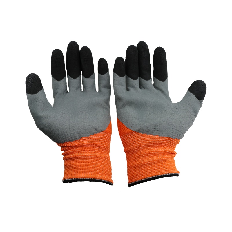 Manusi de Lucru - Gri cu Negru si Orange - BSP Guard