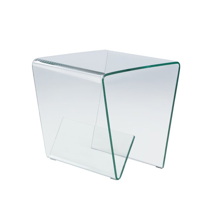 Masa laterala Bolling, transparent, 50 x 50 x 50 cm chilipirul-zilei.ro/ imagine model 2022