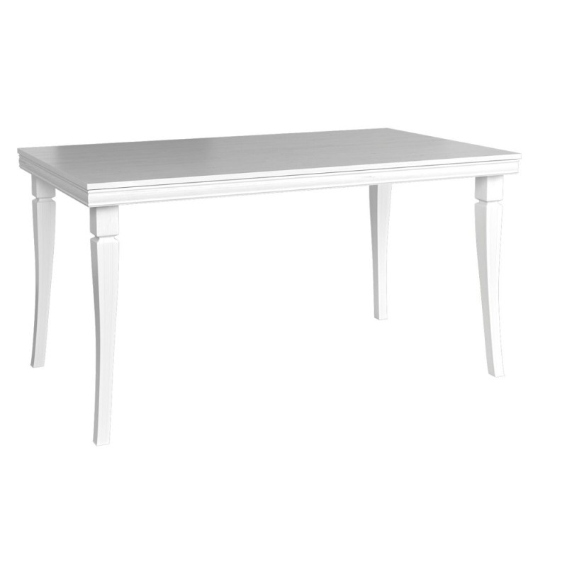 Masa living extensibila VM, Alb Antichizat, 203 x 90 x 82 cm