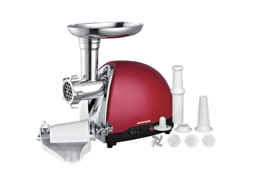Masina de tocat carne Heinner MG1500TA-red1600W, 1.2 Kg/min, Rosu, RESIGILAT, 1 AN GARANTIE